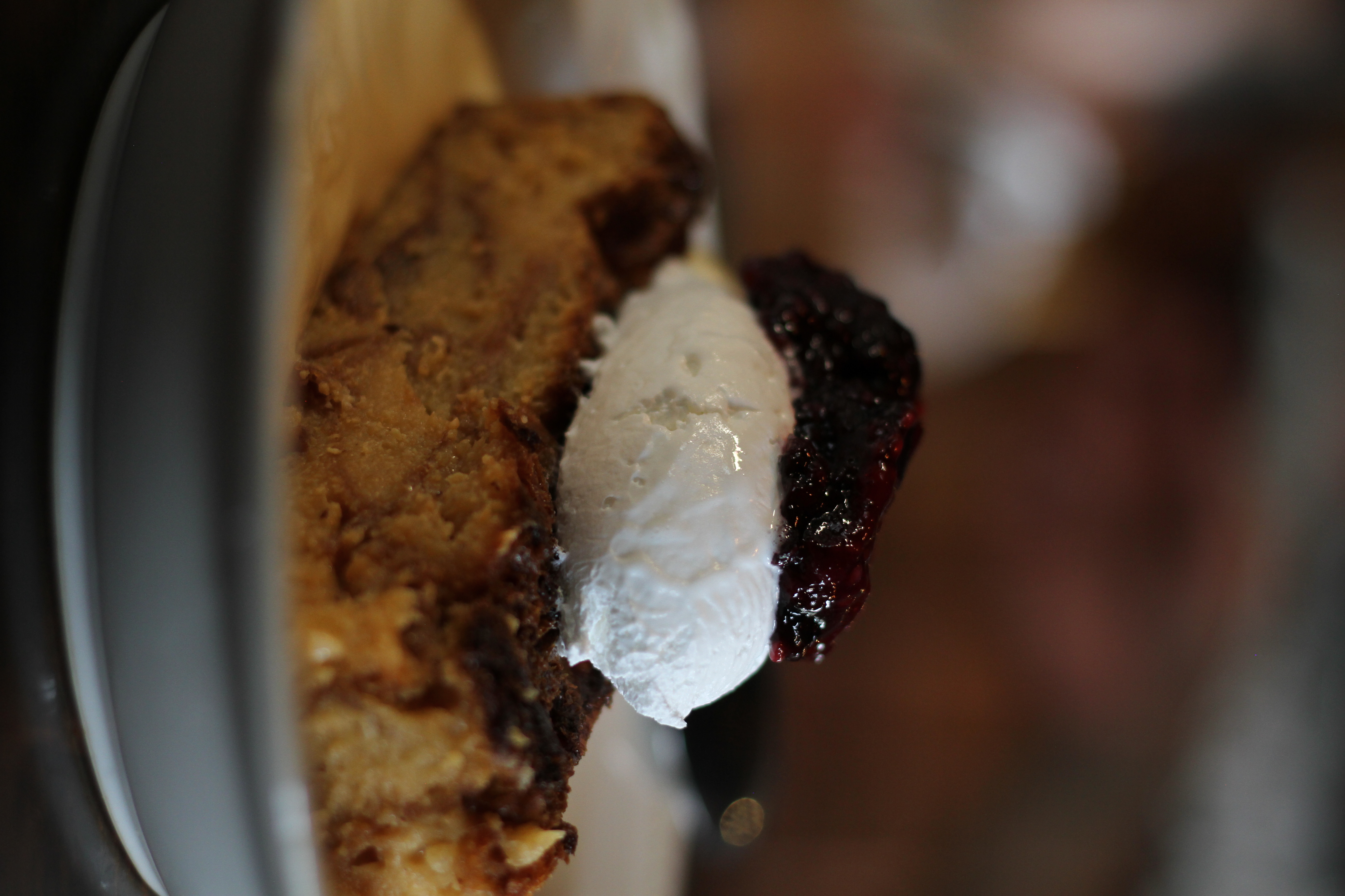 Bread Pudding with Berry Compote