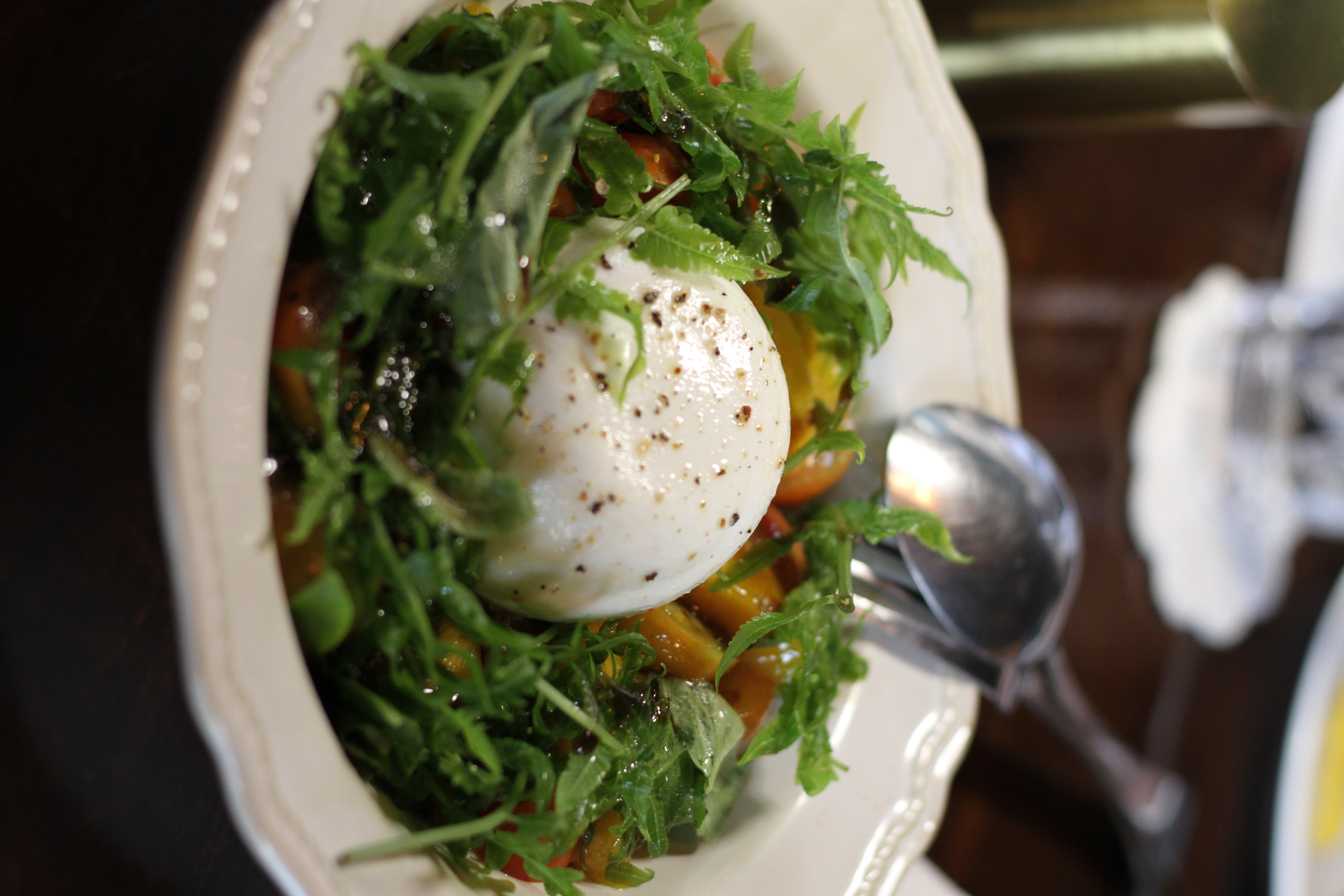 Burrata Salad with Pako