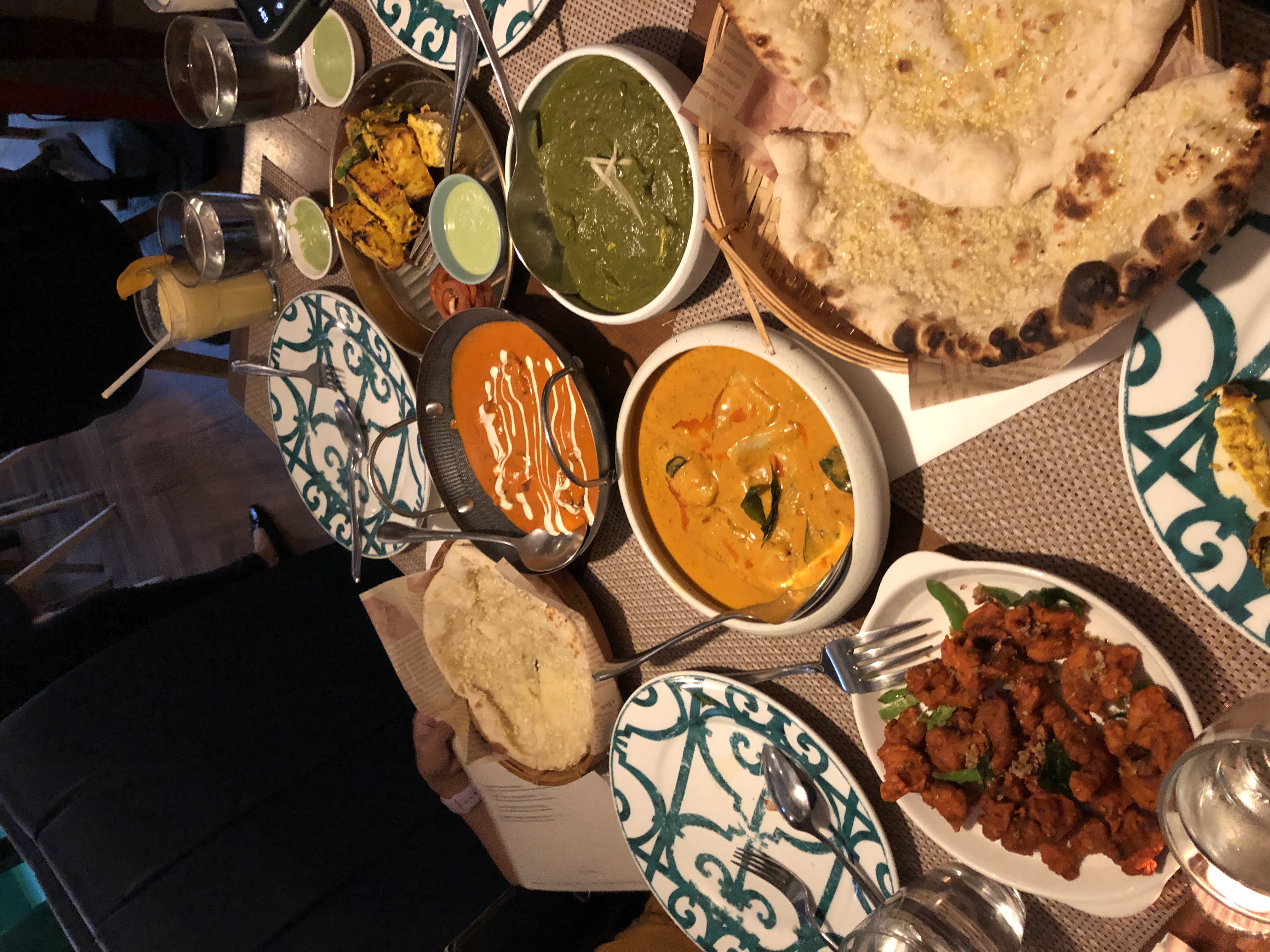 Brick Corner dinner spread :o